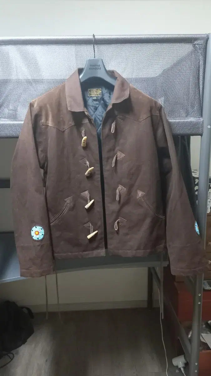 houston western suede toggle jacket